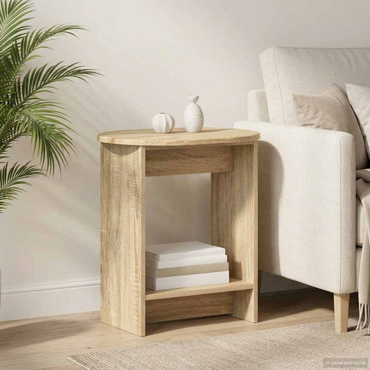 Side Table Sonoma Oak 50 x 39,5 x 55 cm Engineered Wood