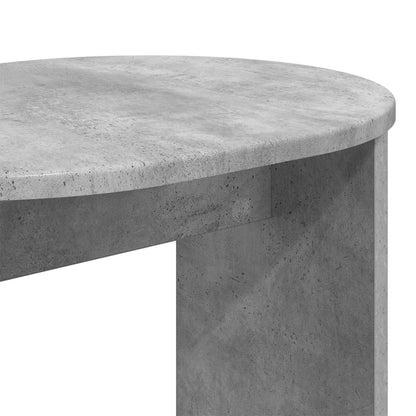 Side Table Concrete Grey 50 x 39,5 x 55 cm Engineered Wood