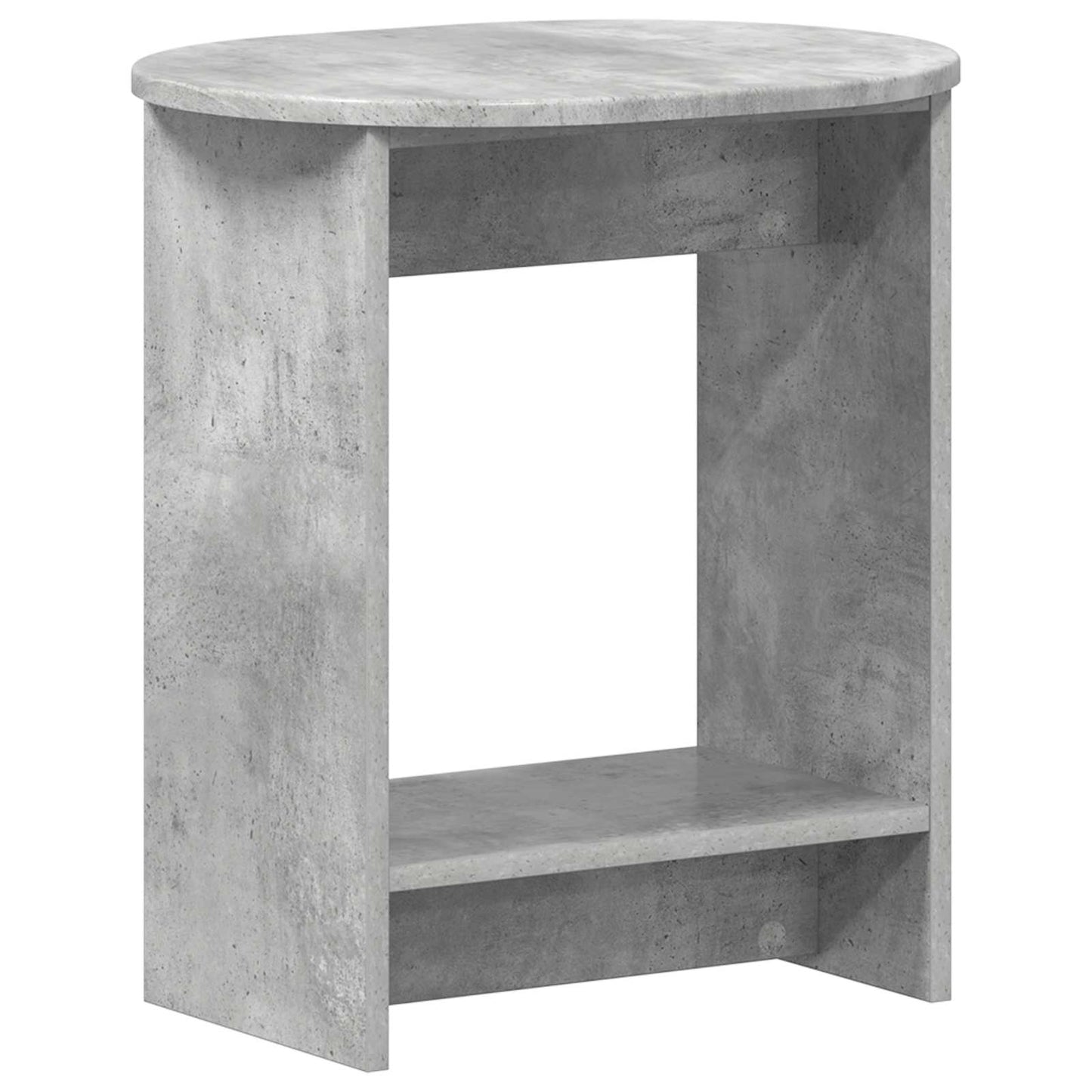 Side Table Concrete Grey 50 x 39,5 x 55 cm Engineered Wood