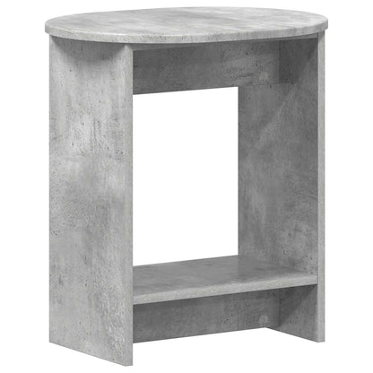 Side Table Concrete Grey 50 x 39,5 x 55 cm Engineered Wood