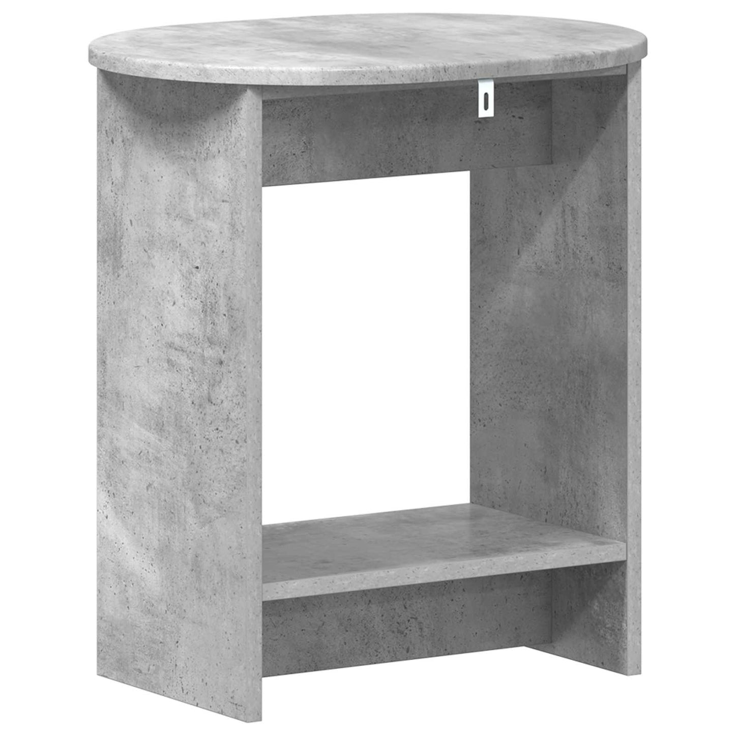Side Table Concrete Grey 50 x 39,5 x 55 cm Engineered Wood