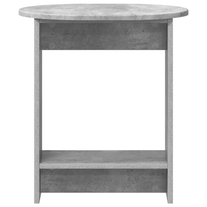 Side Table Concrete Grey 50 x 39,5 x 55 cm Engineered Wood