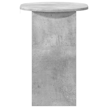 Side Table Concrete Grey 50 x 39,5 x 55 cm Engineered Wood