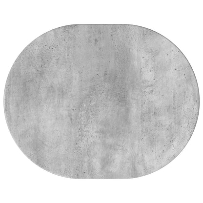 Side Table Concrete Grey 50 x 39,5 x 55 cm Engineered Wood