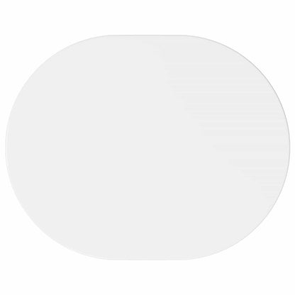 Side Table High Gloss White 50 x 39,5 x 55 cm Engineered Wood