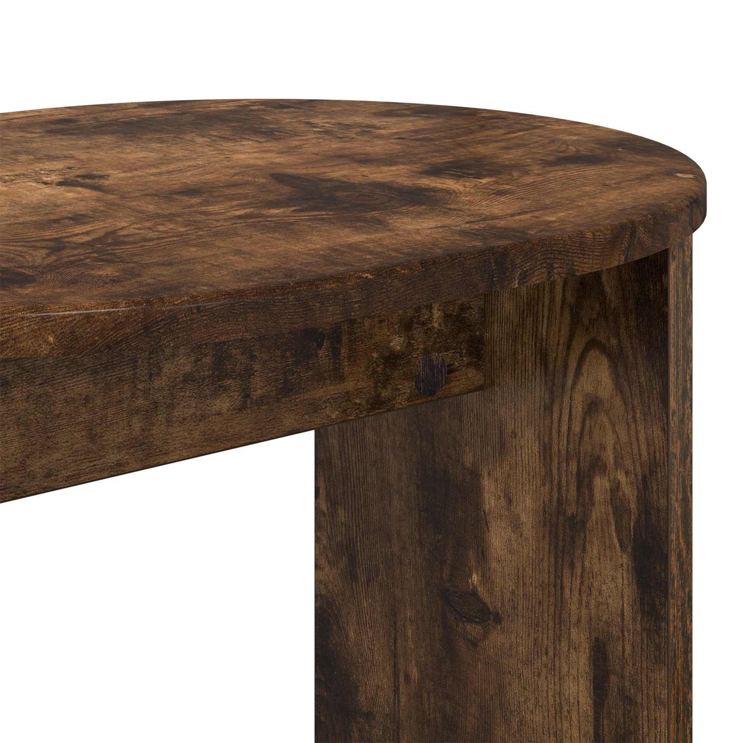 Side Table Smoked Oak 50 x 39,5 x 55 cm Engineered Wood