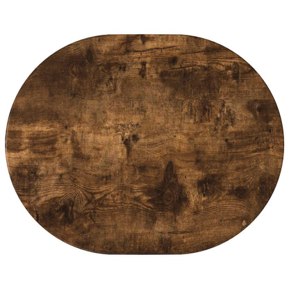 Side Table Smoked Oak 50 x 39,5 x 55 cm Engineered Wood