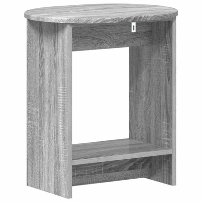 Side Table Grey Sonoma 50 x 39,5 x 55 cm Engineered Wood