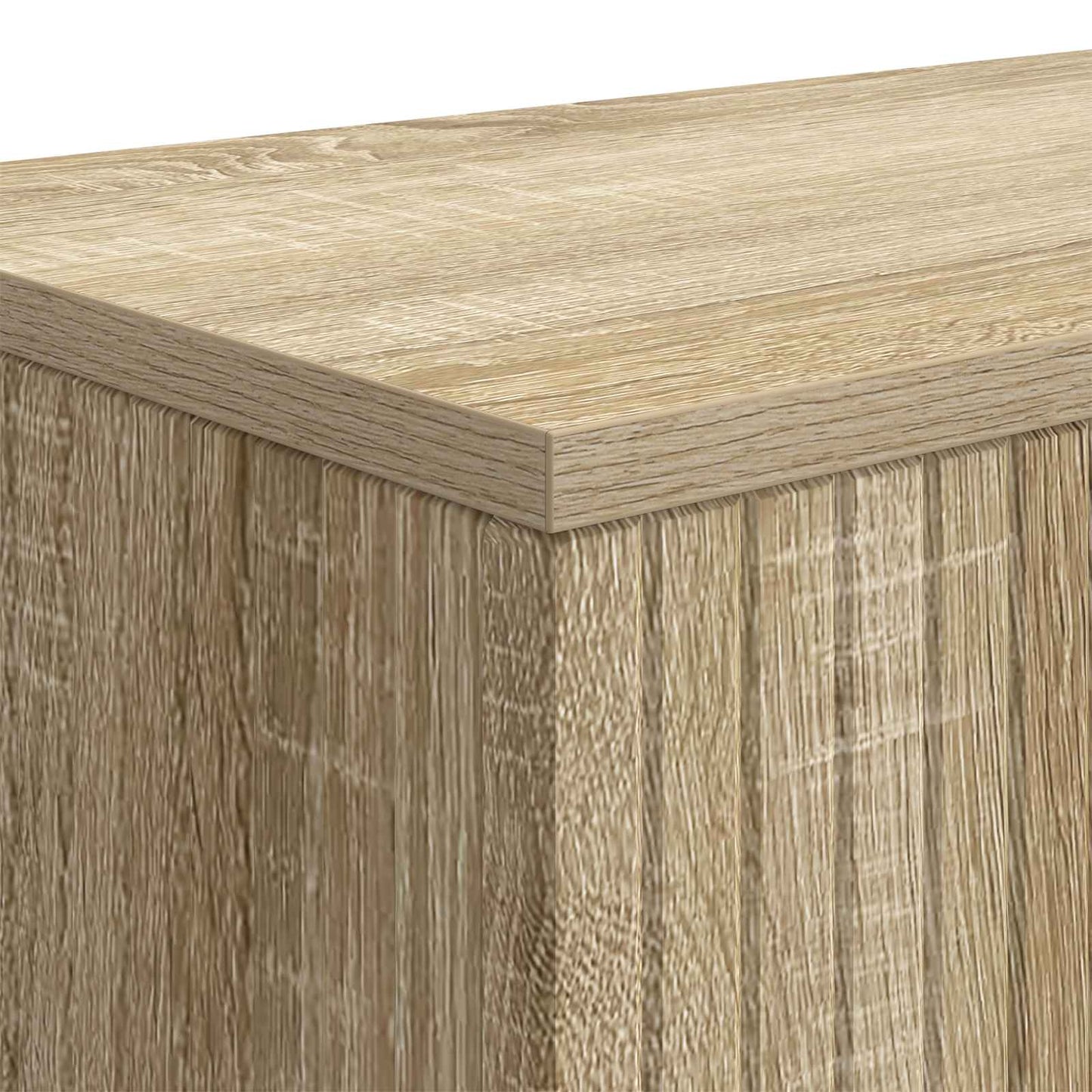 Console Table Sonoma Oak 101 x 29 x 74 cm Engineered Wood
