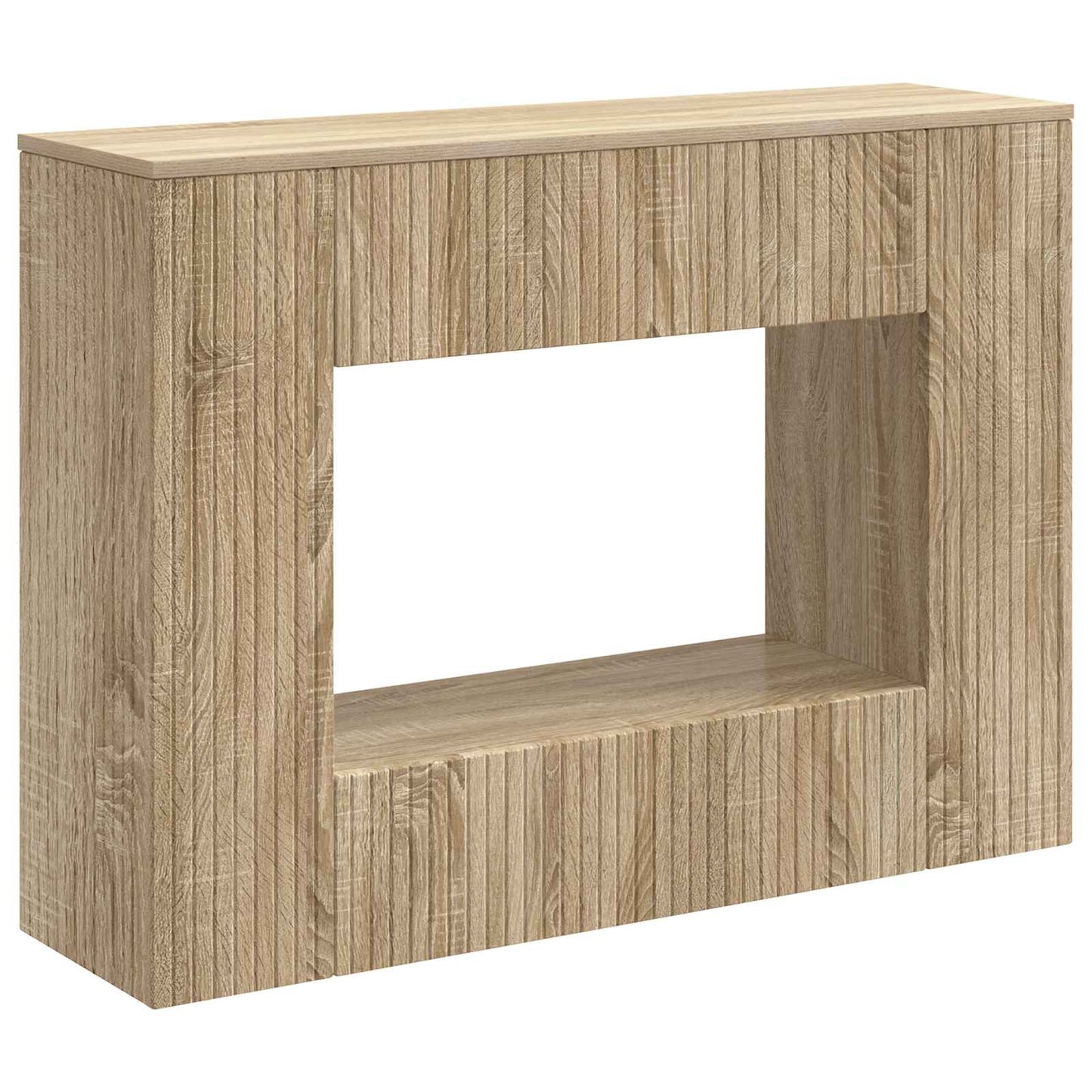 Console Table Sonoma Oak 101 x 29 x 74 cm Engineered Wood