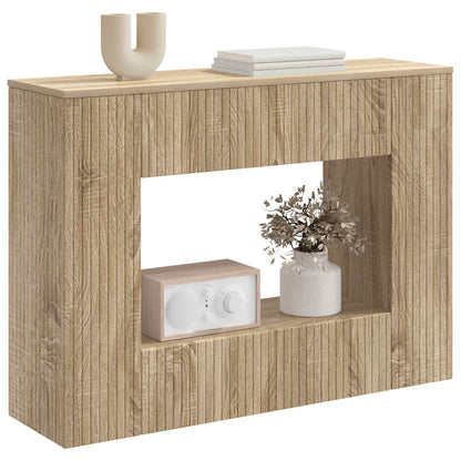 Console Table Sonoma Oak 101 x 29 x 74 cm Engineered Wood