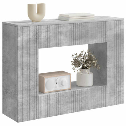 Console Table Concrete Grey 101 x 29 x 74 cm Engineered Wood