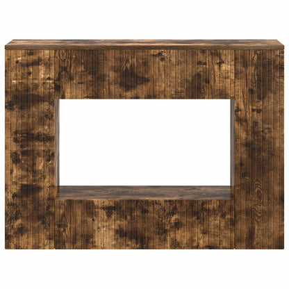 Console Table Smoked Oak 101 x 29 x 74 cm Engineered Wood