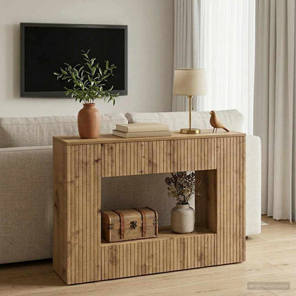 Console Table Artisan Oak 101 x 29 x 74 cm Engineered Wood