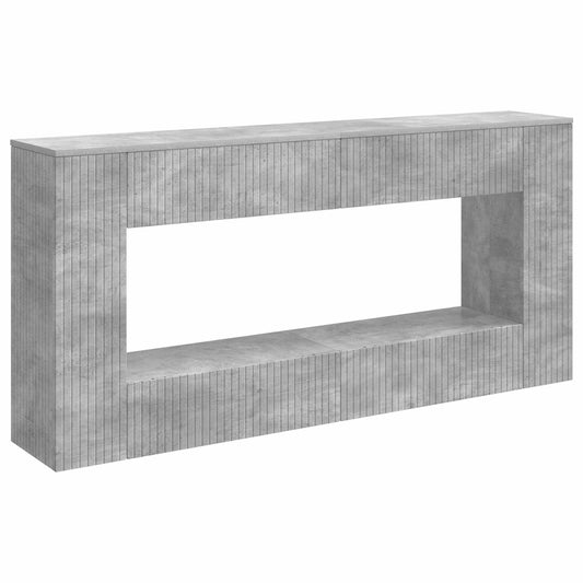 Console Table Concrete Grey 155 x 29 x 74 cm Engineered Wood