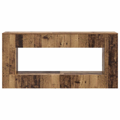 Console Table Striped Old Wood 155 x 29 x 74 cm Engineered Wood