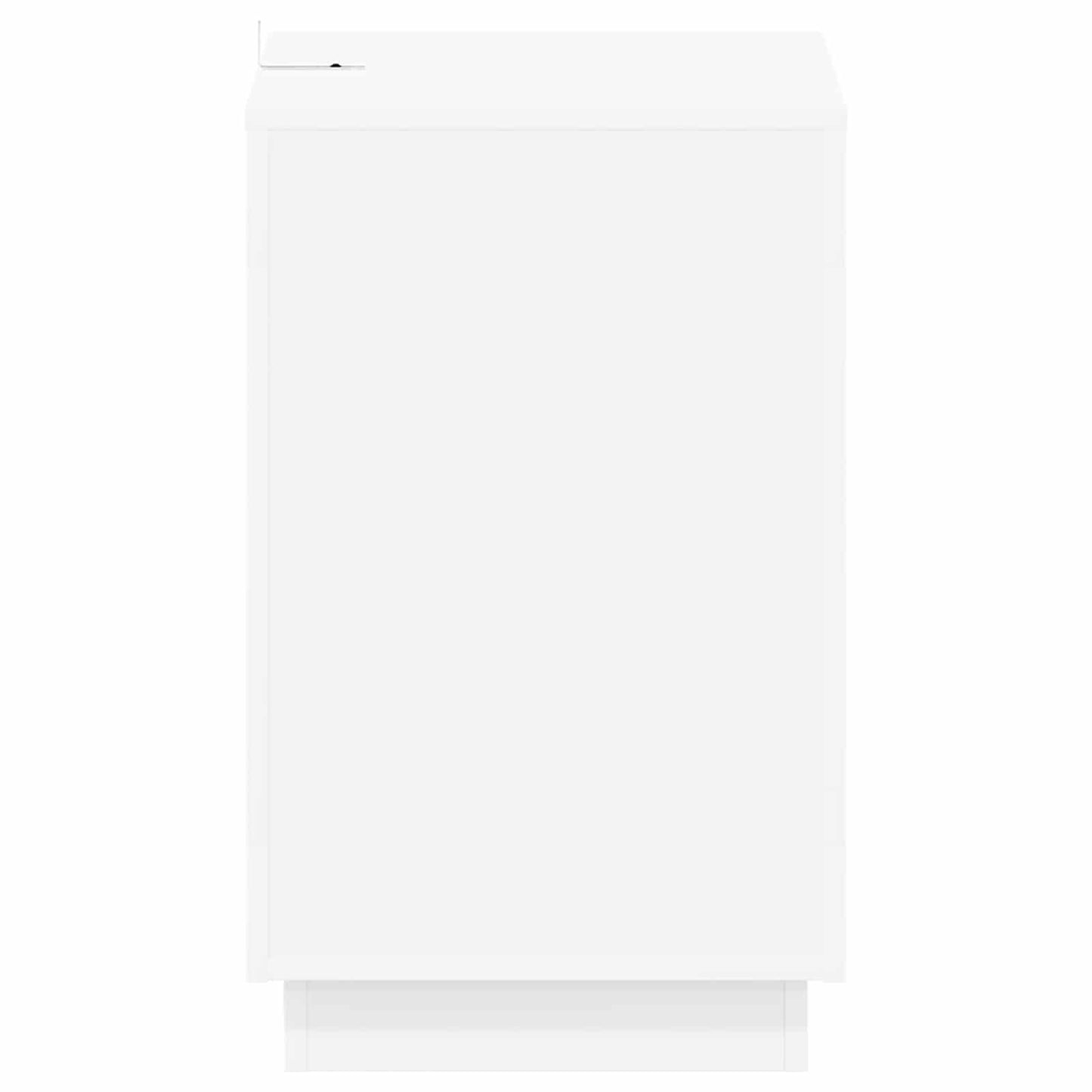 Side Table White 60 x 40 x 65 cm Engineered Wood