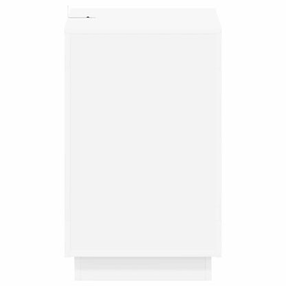 Side Table White 60 x 40 x 65 cm Engineered Wood