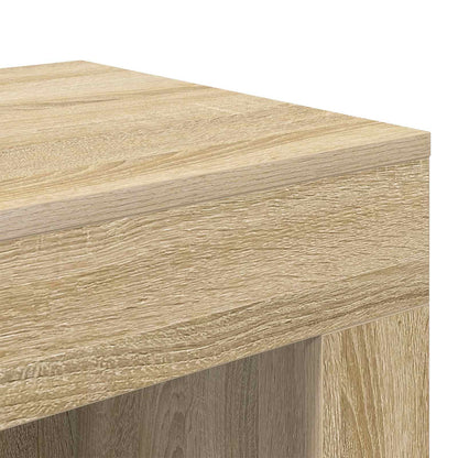 Side Table Sonoma Oak 60 x 40 x 65 cm Engineered Wood