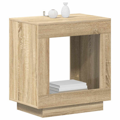 Side Table Sonoma Oak 60 x 40 x 65 cm Engineered Wood