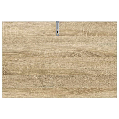 Side Table Sonoma Oak 60 x 40 x 65 cm Engineered Wood