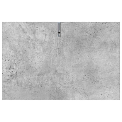 Side Table Concrete Grey 60 x 40 x 65 cm Engineered Wood