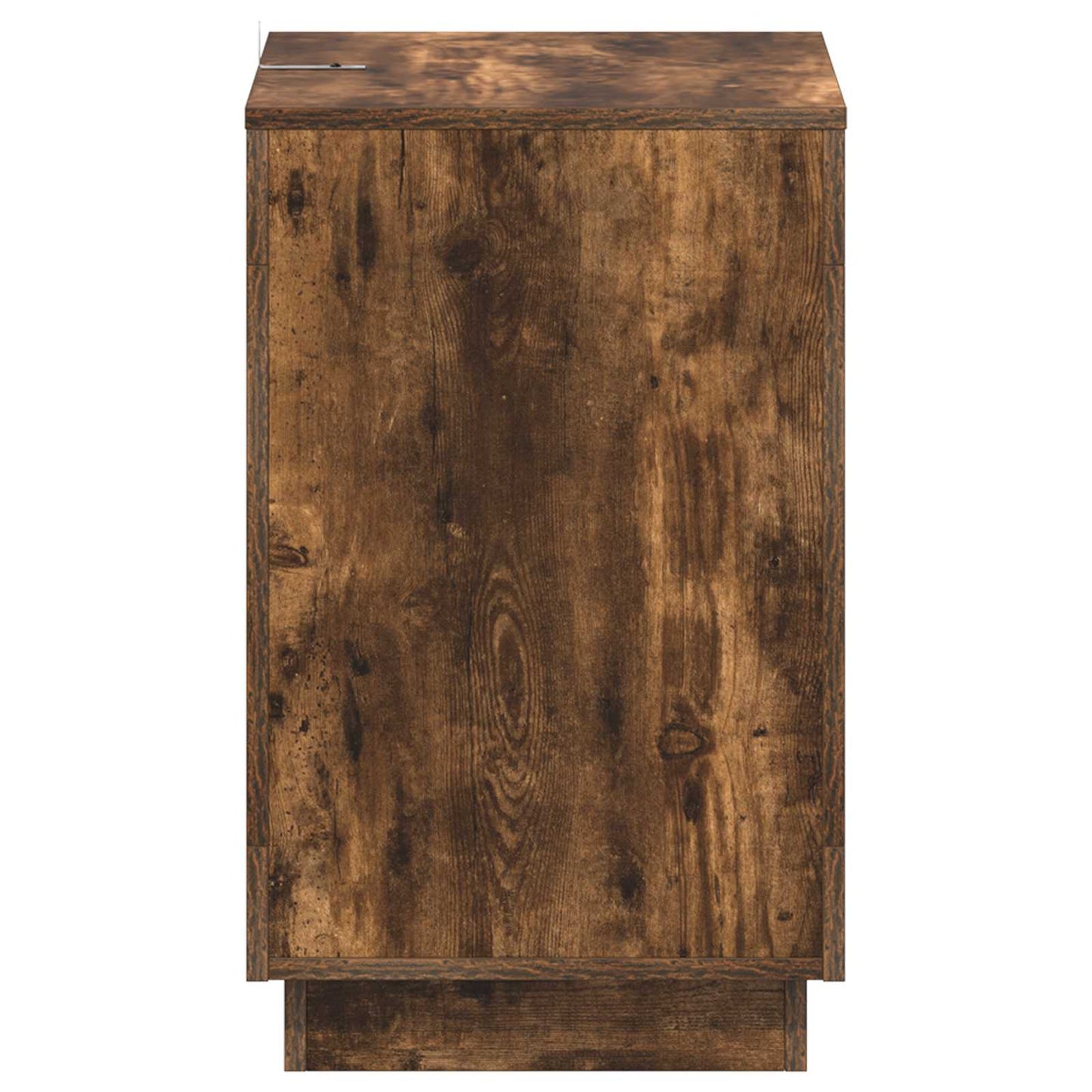 Side Table Smoked Oak 60 x 40 x 65 cm Engineered Wood