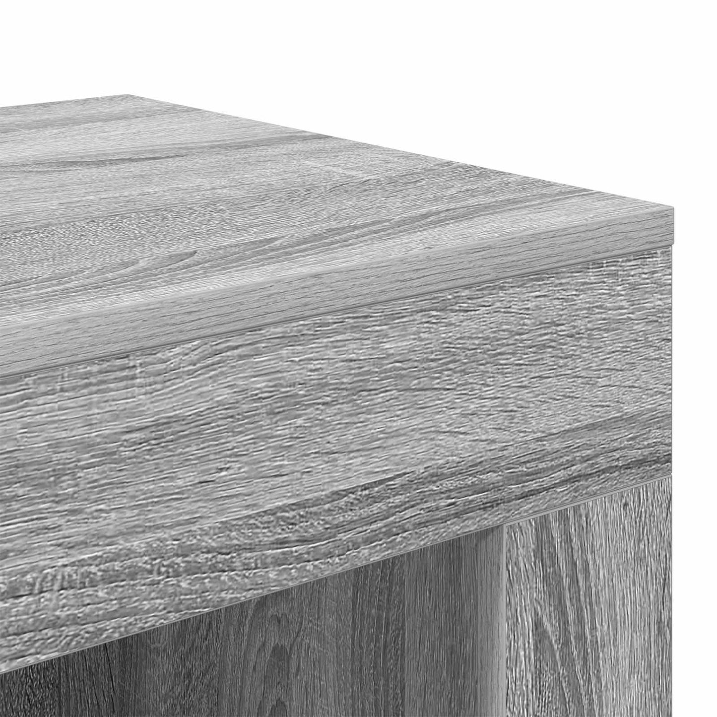Side Table Grey Sonoma 60 x 40 x 65 cm Engineered Wood