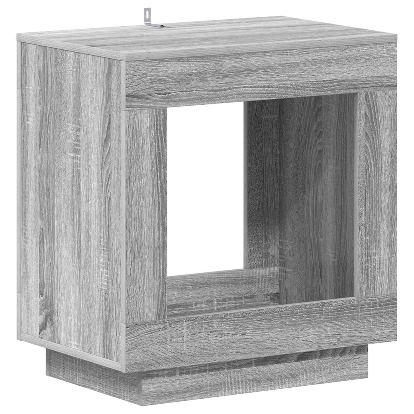 Side Table Grey Sonoma 60 x 40 x 65 cm Engineered Wood