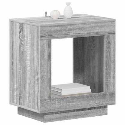 Side Table Grey Sonoma 60 x 40 x 65 cm Engineered Wood