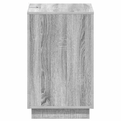 Side Table Grey Sonoma 60 x 40 x 65 cm Engineered Wood