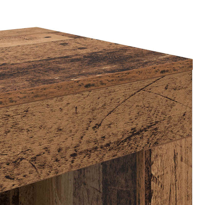 Side Table Old Wood 60 x 40 x 65 cm Engineered Wood