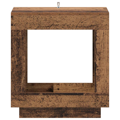 Side Table Old Wood 60 x 40 x 65 cm Engineered Wood