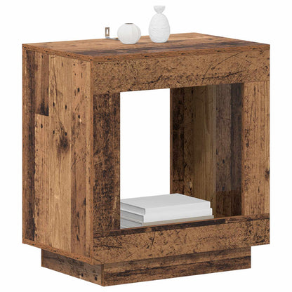 Side Table Old Wood 60 x 40 x 65 cm Engineered Wood