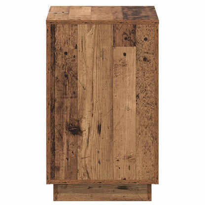 Side Table Old Wood 60 x 40 x 65 cm Engineered Wood