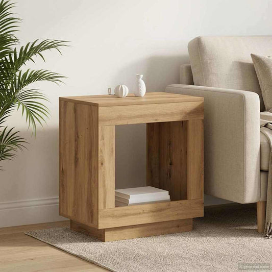 Side Table Artisan Oak 60 x 40 x 65 cm Engineered Wood