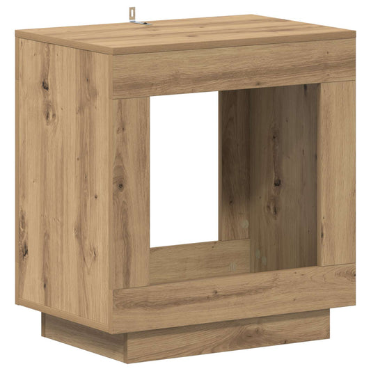 Side Table Artisan Oak 60 x 40 x 65 cm Engineered Wood