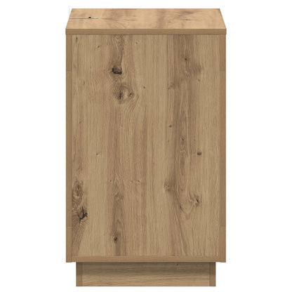 Side Table Artisan Oak 60 x 40 x 65 cm Engineered Wood