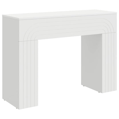 Coffee Table White 102 x 35 x 75 cm Engineered Wood