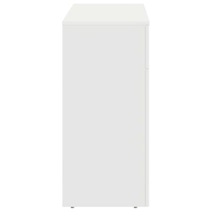 Coffee Table White 102 x 35 x 75 cm Engineered Wood