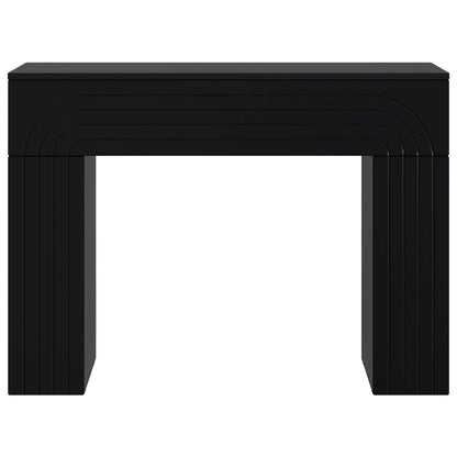 Coffee Table Black 102 x 35 x 75 cm Engineered Wood