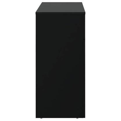 Coffee Table Black 102 x 35 x 75 cm Engineered Wood