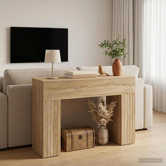 Coffee Table Sonoma Oak 102 x 35 x 75 cm Engineered Wood