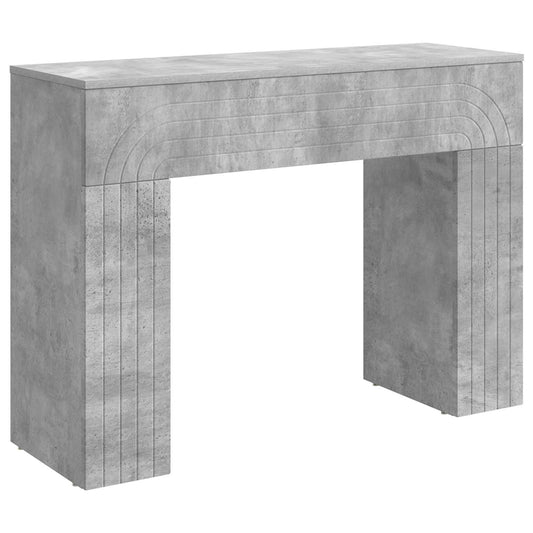Coffee Table Concrete Grey 102 x 35 x 75 cm Engineered Wood