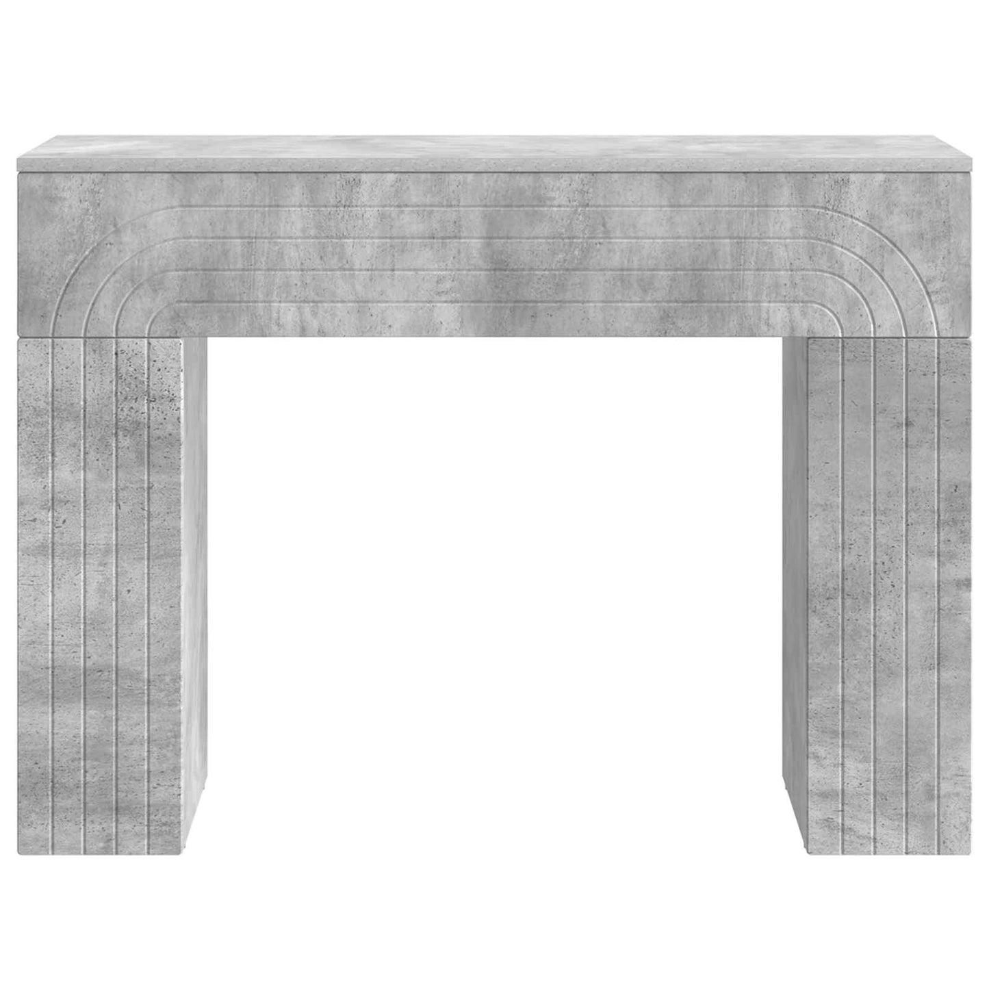 Coffee Table Concrete Grey 102 x 35 x 75 cm Engineered Wood
