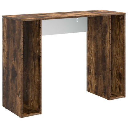 Coffee Table Smoked Oak 102 x 35 x 75 cm Engineered Wood