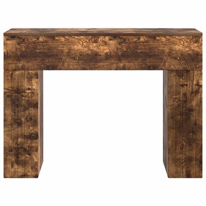 Coffee Table Smoked Oak 102 x 35 x 75 cm Engineered Wood
