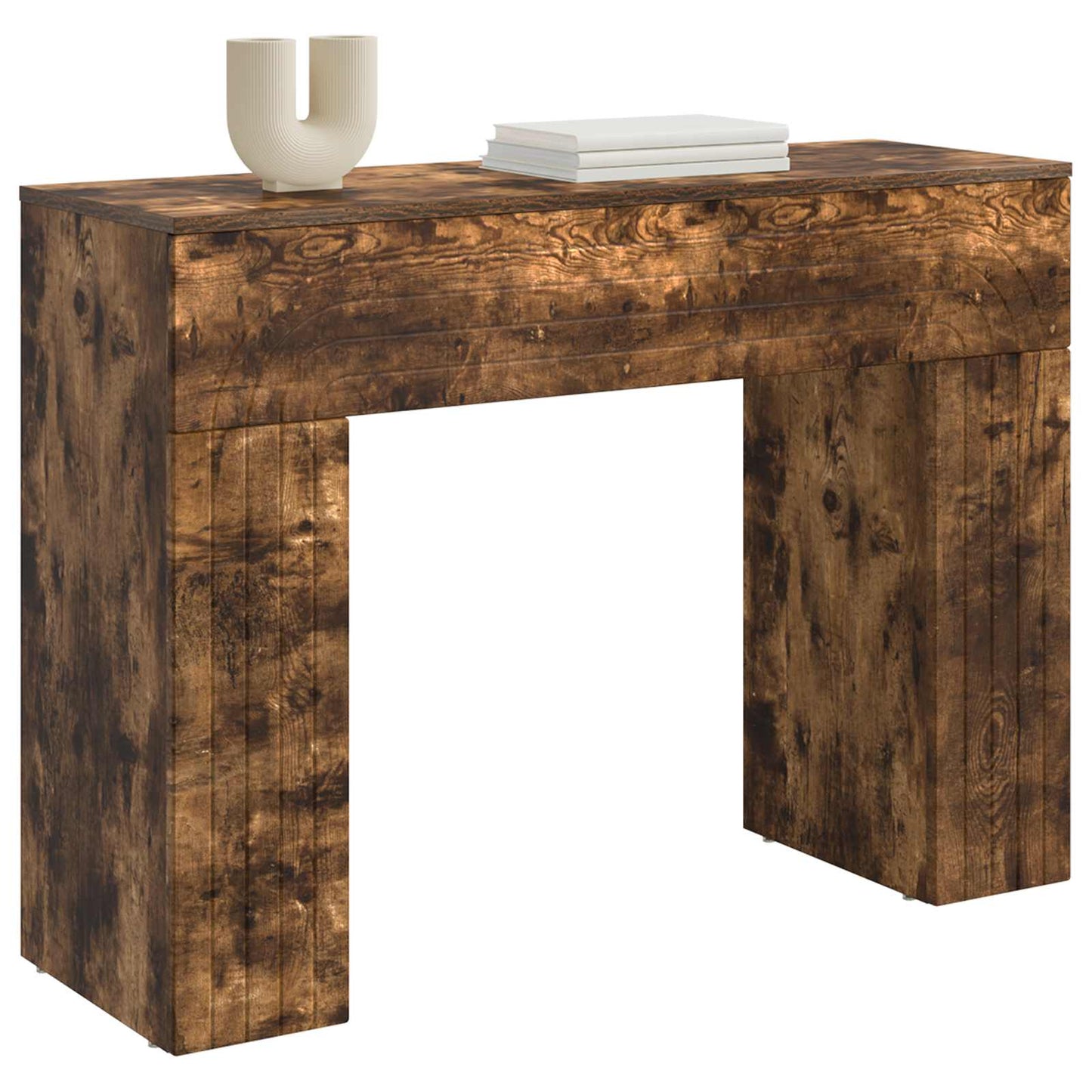 Coffee Table Smoked Oak 102 x 35 x 75 cm Engineered Wood