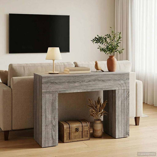 Coffee Table Grey Sonoma 102 x 35 x 75 cm Engineered Wood