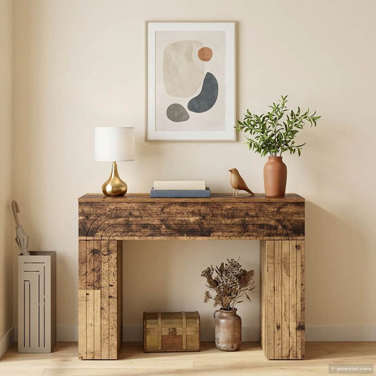 Coffee Table Old Wood 102 x 35 x 75 cm Engineered Wood